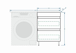 Stella Polare Тумба с раковиной Мадлен 120 R – фотография-5